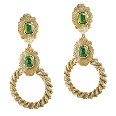 chanel earrings green|green Chanel earrings for women.